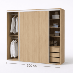 Armario 2P correderas 200X210CM