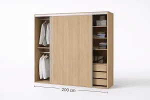 Armario 2P correderas 200X210CM