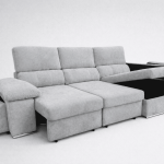 Chaiselongue cama Nadia gris