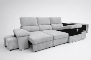 Chaiselongue cama Nadia gris