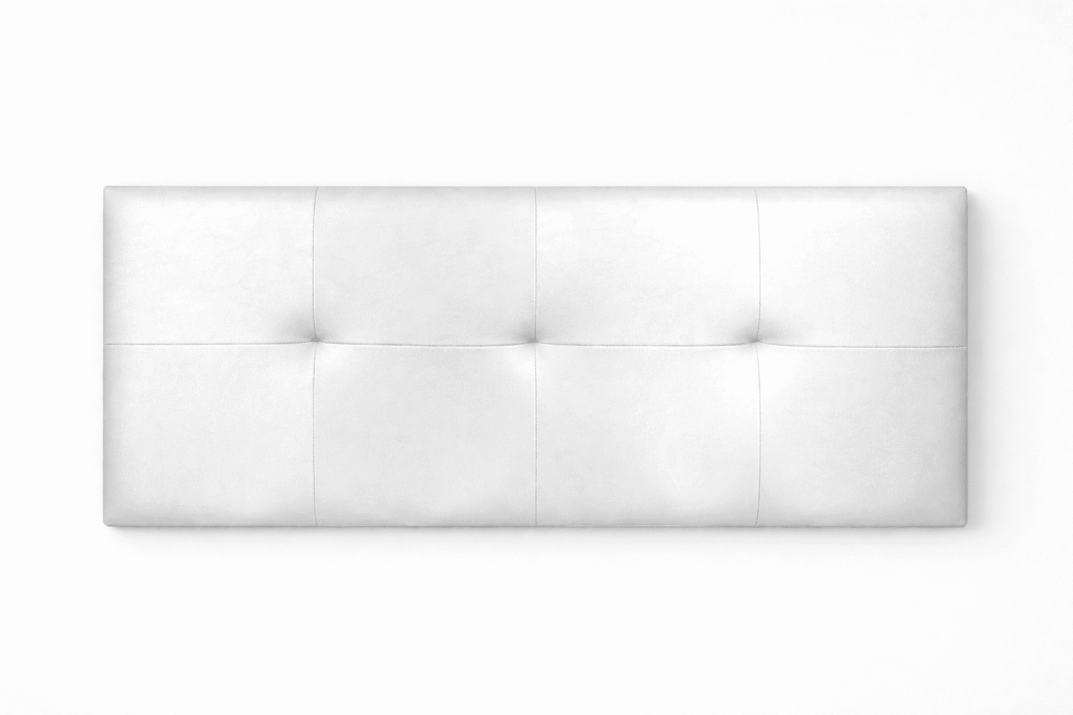 Cabecero Low polipiel blanco