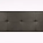 Cabecero Low polipiel choco marrón oscuro con capitoné