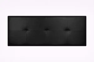 Cabecero Low polipiel negro