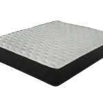 Colchón Be Ecospring en perspectiva con tapa acolchada blanca
