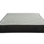 Colchón Be Ecospring en vista frontal lateral con laterales negros