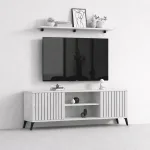 Bajo Tv Bolonia blanco