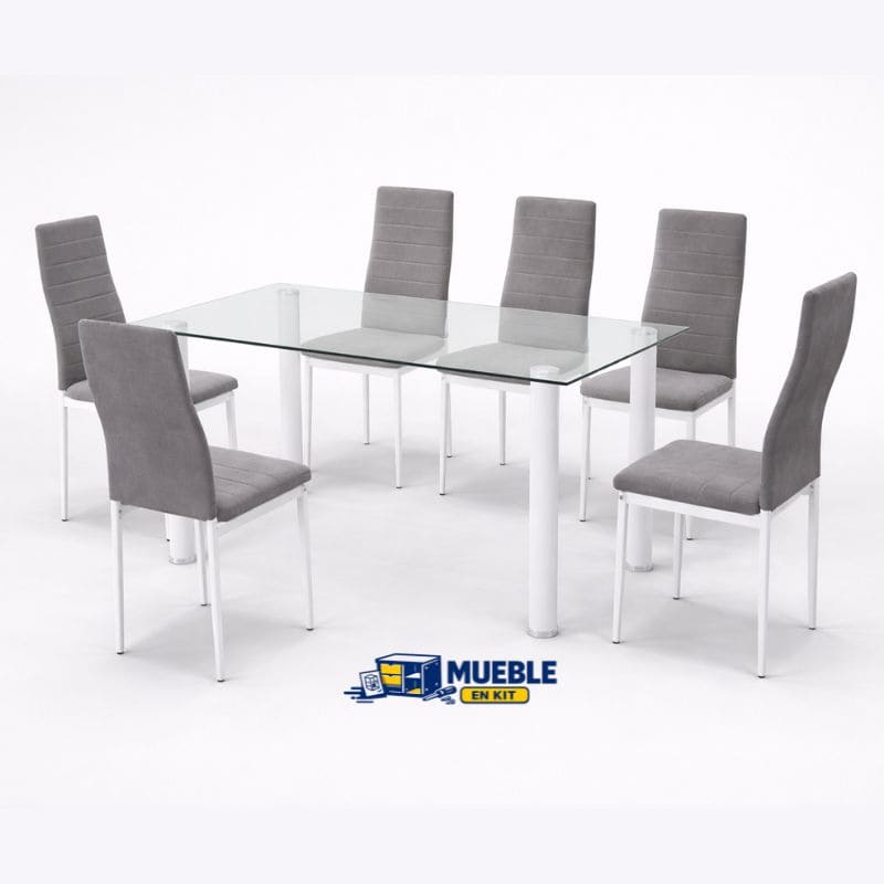 Pack comedor y 6 sillas Yuri