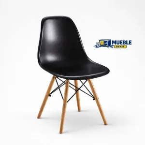 Silla Dinamarca negro