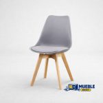 Silla fina gris
