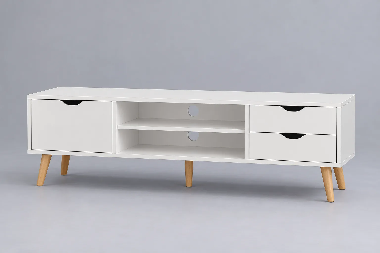Mueble de TV Fiano Blanco de 120 cm