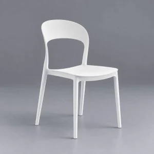 Pack de 4 Sillas de Comedor Princeton Blancas